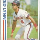 FRED LYNN 1982 Topps In Action #252.  ANGELS