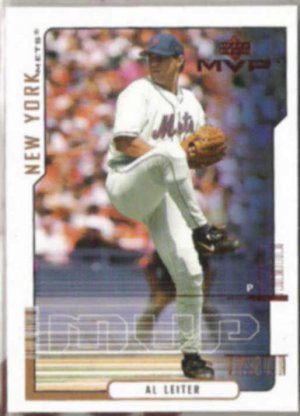 AL LEITER 2000 Upper Deck MVP #121.  METS