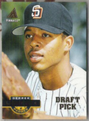 DERREK LEE 1994 Pinnacle Draft Pick #438.  PADRES