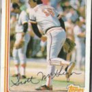 SCOTT McGREGOR 1982 Topps #617.  ORIOLES