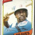 GARY MATTHEWS 1980 Topps #355.  BRAVES