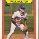 PAUL MOLITOR 1988 Topps KMart #17.  BREWERS