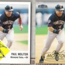 PAUL MOLITOR 1998 Fleer Vintage 63 + Tradition.  TWINS