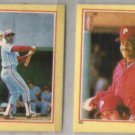 JOE MORGAN (2) 1984 Fleer mini Stickers #100 + #120.  PHILLIES