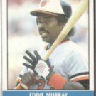 EDDIE MURRAY 1987 Fleer Record Setters #24 of 44.  ORIOLES