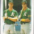 MARK McGWIRE 1988 Topps #759 w/ Canseco.  A's