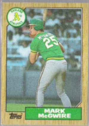 MARK McGWIRE 1987 Topps #366.  A's