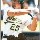 MARK McGWIRE 1996 Pinnacle The Naturals #158.  A's
