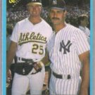 MARK McGWIRE 1988 Classic Blue Instructions w/ Mattingly.  A's