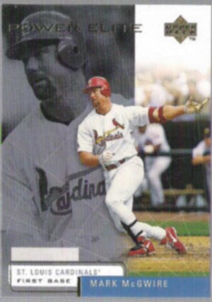 MARK McGWIRE 1999 Upper Deck Power Elite #1.  CARDS