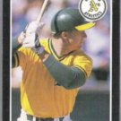 MARK McGWIRE 1989 Donruss Best #43.  A's