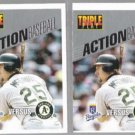 MARK McGWIRE (2) 1993 Triple Play Fold Outs