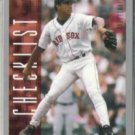 PEDRO MARTINEZ 2001 UD MVP Checklist #328.  RED SOX