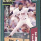 PEDRO MARTINEZ 2000 Topps Leader w/ Big Unit Foil side.  RED SOX