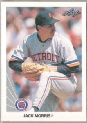 JACK MORRIS 1990 Leaf #482.  TIGERS