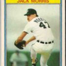 JACK MORRIS 1987 Kay Bee Odd #20 of 33.  TIGERS