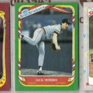JACK MORRIS (3) Fleer Star Stickers 1986, 87 + 88.  TIGERS