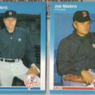 JOE NIEKRO 1987 Fleer #106 + U-87.  YANKEES / TWINS