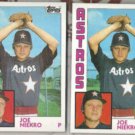 JOE NIEKRO (2) 1984 Topps #586.  ASTROS