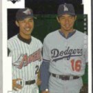 HIDEO NOMO 1998 Upper Deck #7 w/ Hasegawa.  DODGERS