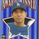 HIDEO NOMO 1996 UD CC Award Winner #705.  DODGERS