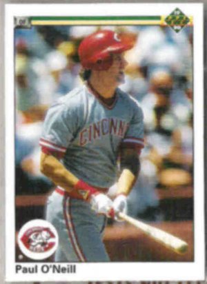 PAUL O'NEILL 1990 Upper Deck #161.  REDS