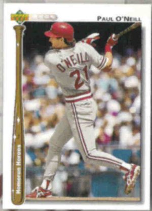PAUL O'NEILL 1992 Upper Deck HR Heroes Insert #HR15.  REDS