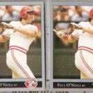 PAUL O'NEILL (2) 1992 Leaf #99.  REDS