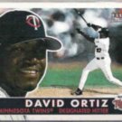 DAVID ORTIZ 2001 Fleer Tradition #195.  TWINS