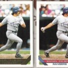 RAFAEL PALMEIRO 1993 Topps GOLD Insert w/ sister.  RANGERS