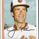 JIM PALMER 1982 Topps #80.  ORIOLES