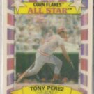 TONY PEREZ 1992 Kellogg's Corn Flakes #2 of 10.  REDS