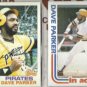 DAVE PARKER 1982 Topps #40 + #41 In Action.  PIRATES