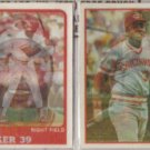 DAVE PARKER 1987 + 1988 Sportflics.  REDS
