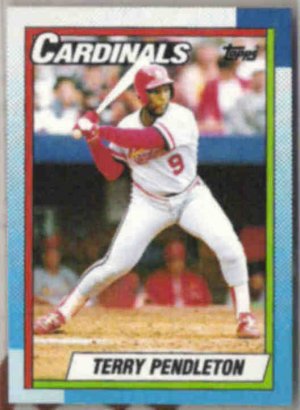 TERRY PENDLETON 1990 Topps #725.  CARDS