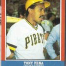 TONY PENA 1987 Fleer All Stars #31 of 44.  PIRATES