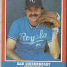 DAN QUISENBERRY 1985 Fleer AS #33 of 44.  ROYALS