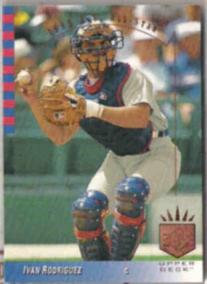 IVAN RODRIGUEZ 1993 Upper Deck SP #9.  RANGERS