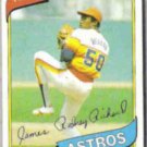 J.R. RICHARD 1980 Topps #50.  ASTROS