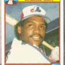 TIM RAINES 1986 Topps Quaker Granola #10 of 33.  EXPOS