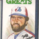JEFF REARDON 1985 Leaf Canadian Greats #214.  EXPOS