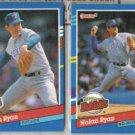 NOLAN RYAN (2) 1991 Donruss #'s - 89 + BC-3.  RANGERS