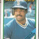 HAROLD REYNOLDS 1988 Topps #485.  MARINERS