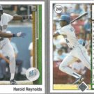 HAROLD REYNOLDS (2) 1989 Upper Deck #249.  MARINERS