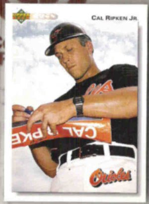 CAL RIPKEN 1992 Upper Deck #165.  ORIOLES