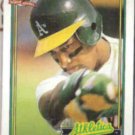 WILLIE RANDOLPH 1991 Topps #525.  A's