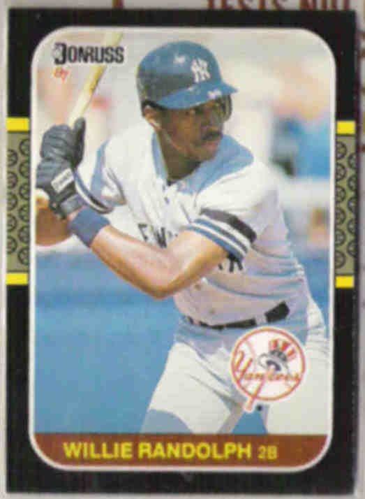 WILLIE RANDOLPH 1987 Donruss #154. YANKEES