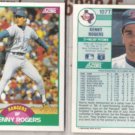KENNY ROGERS (2) 1989 Topps Traded #107T.  RANGERS