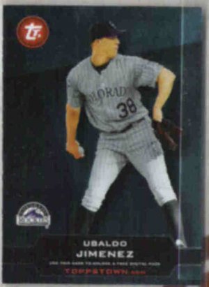 UBALDO JIMENEZ 2011 Topps Toppstown Insert #TT-44.  ROCKIES