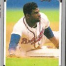 DEION SANDERS 1991 Leaf #436.  BRAVES